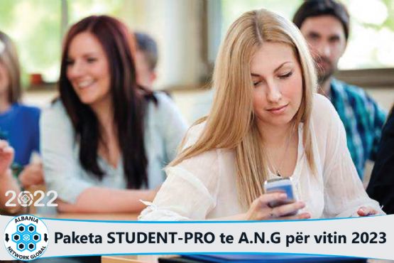 Antarësimi një vjeçar te Albania Network Global, vetem për studentët me paketën STUDENT-PRO 